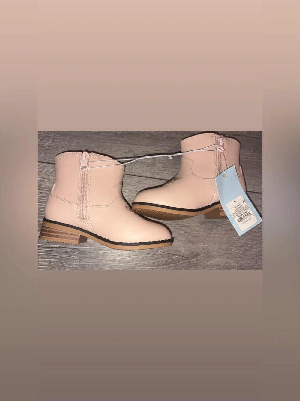Cat & Jack Toddler Girls Size 8 Whitley Western Cowboy Boots New W Tags Pink